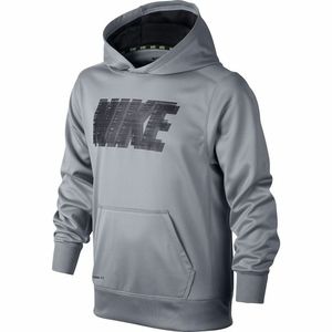 Nike Boy's Therma-Fit Pullover Hoodie Color Grey S